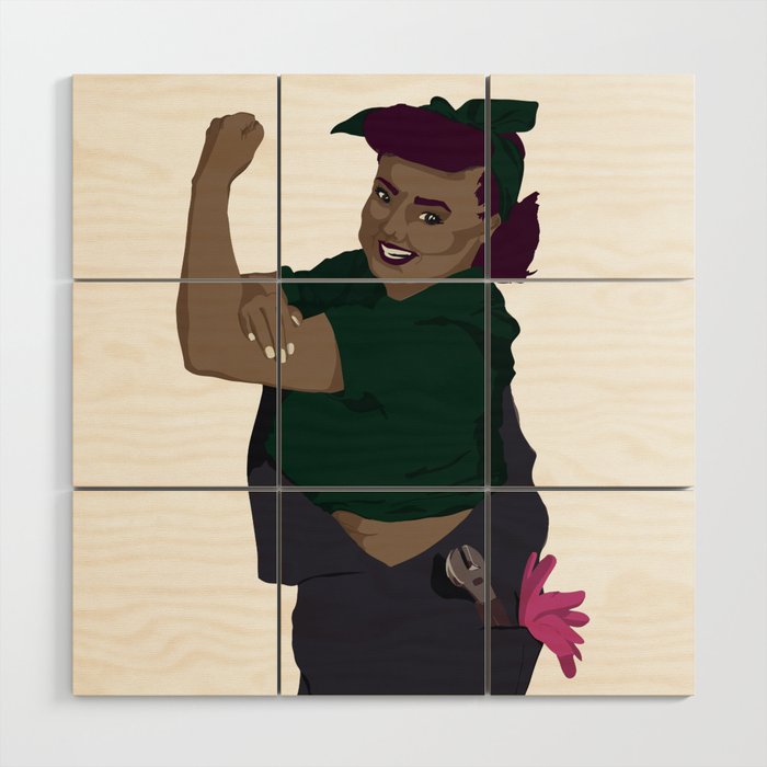 Ovarian Power Wood Wall Art