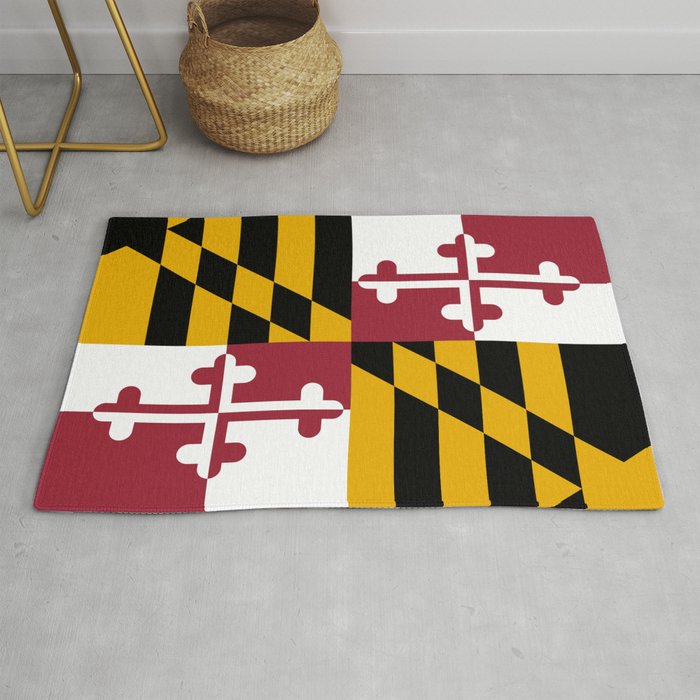 Maryland State Flag Rug