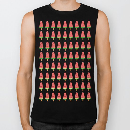Watermelon popsicle Biker Tank