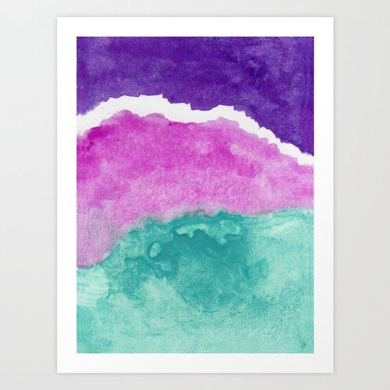 Mermaid Water Art Print