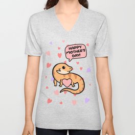 Bearded Dragon Mother's Day Gift, Gift For Lizard Mum V Neck T Shirt