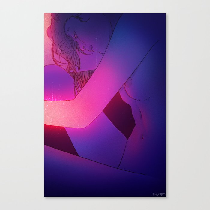 Glowing arms Canvas Print