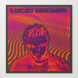 Juice Wrld Lucid Dreams Canvas Print By Psikidesign Society6