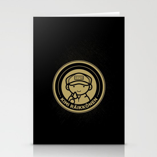 Chibi Kimi Raikkonen - Lotus F1 Team Stationery Cards
