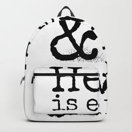 Shakespeare Quote, The Tempest, Devils Are Here Backpack