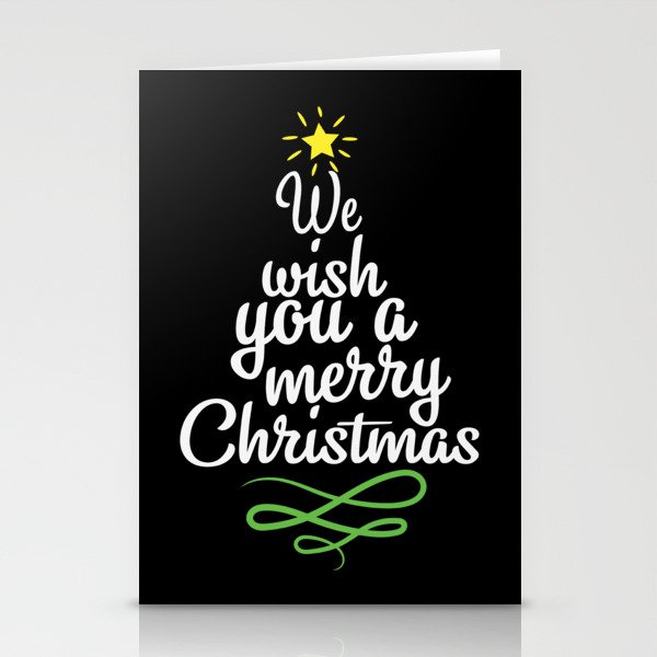 We Wish You A Merry Christmas Stationery Cards