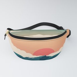 National park Fanny Pack | Retro, Vintage, Traveling, Animal, Tree, State, City, Country, Painting, Park 