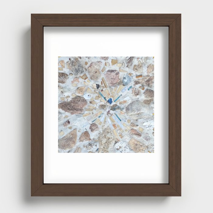 Compass Recessed Framed Print