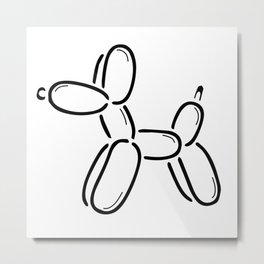 A Balloon Doggy Dog Doggo Metal Print