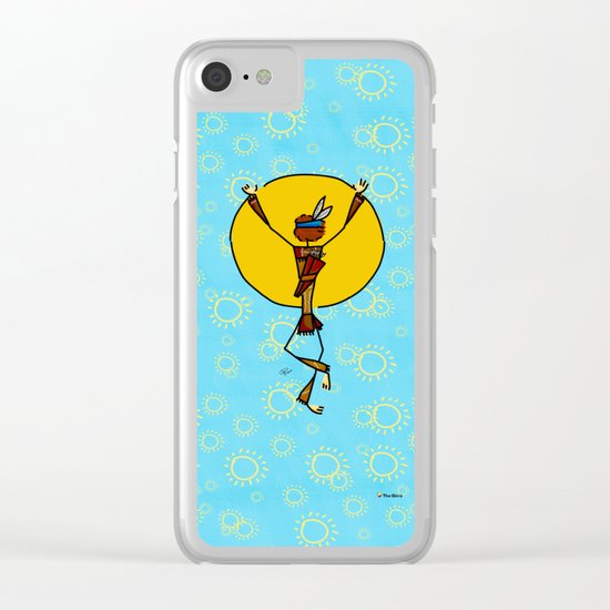 Spiritual dance Clear iPhone Case
