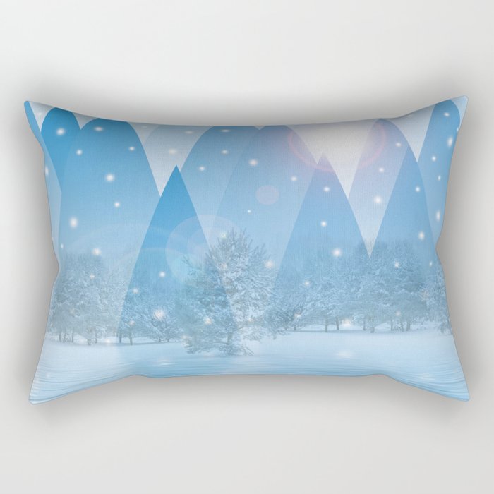 Magic Winter 54 Rectangular Pillow