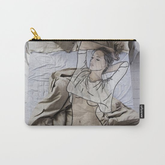 A day in bed Carry-All Pouch