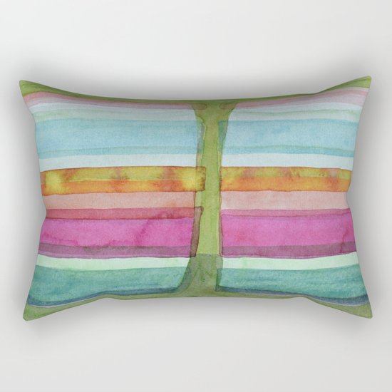 Two Glasses of Water Rectangular Pillow