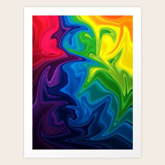 In Your Face Art Print