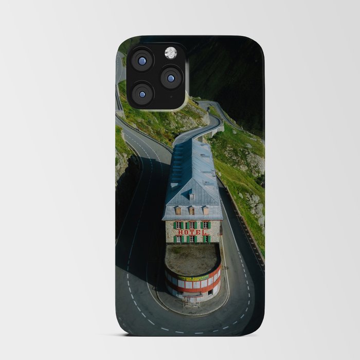 Belvedere Switzerland Mountain Pass Road – Outdoor Photography iPhone Card Case