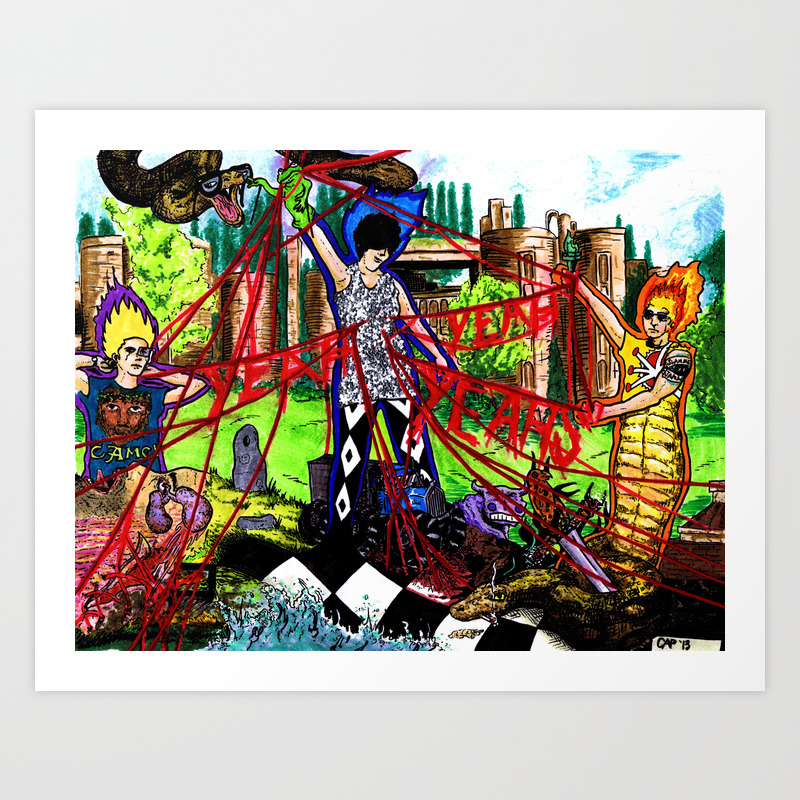 Fever To Tell Art Print By Capblackard Society6
