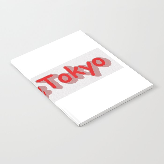 "#iLoveTokyo" Cute Design. Buy Now Notebook