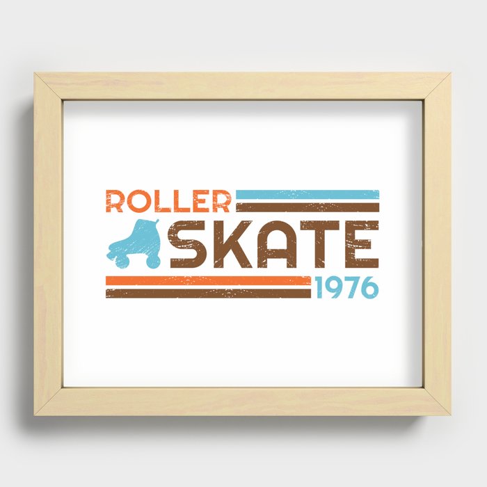 Roller Skate Recessed Framed Print