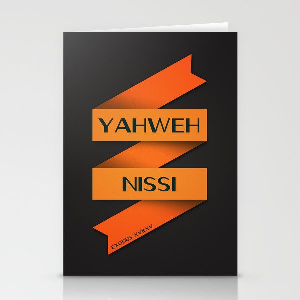 YAHWEH NISSI  Stationery Cards