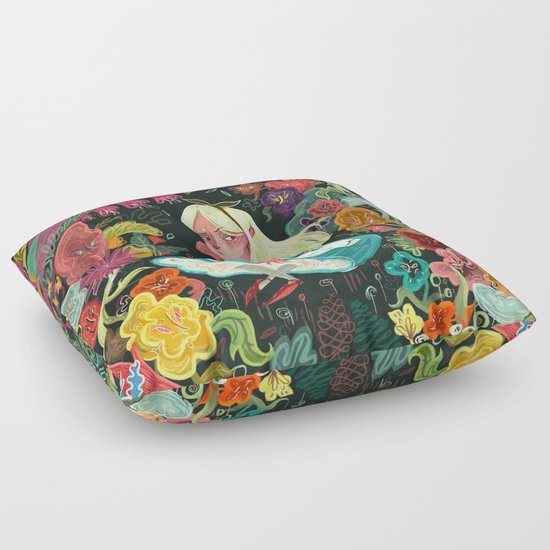 Alice in Wonderland Floor Pillow