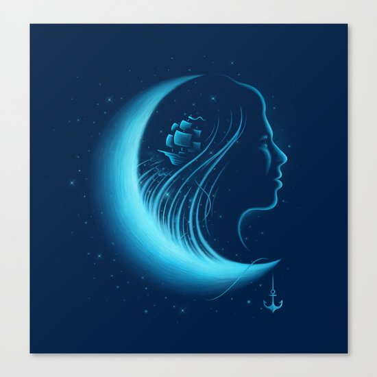 Moonlight Grace Canvas Print