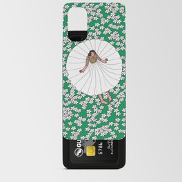 Girl in Flower Field Android Card Case