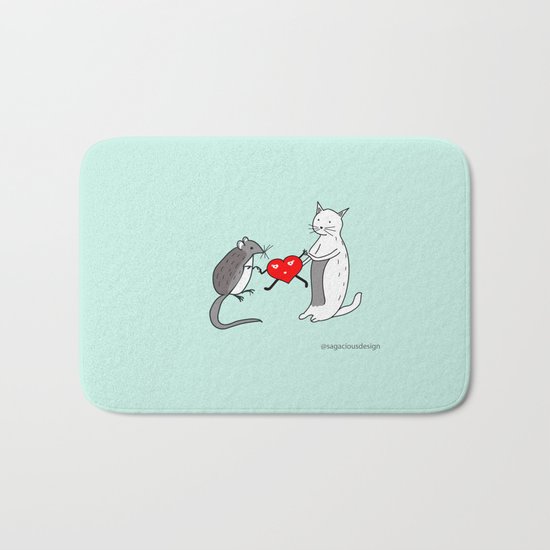 Your heart is mine Bath Mat