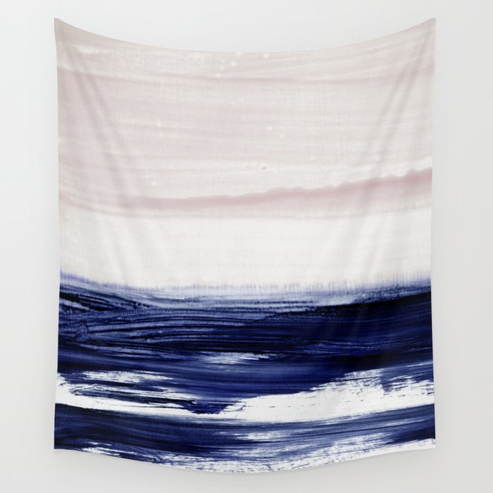 blue sea Wall Tapestry