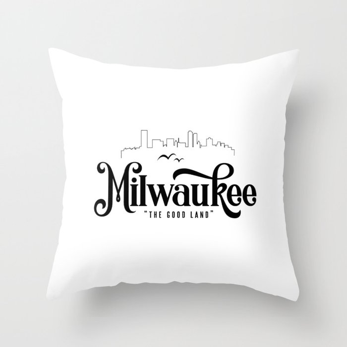 Milwaukee Throw Pillow