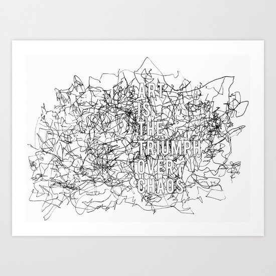 Triumph Over Chaos. Art Print