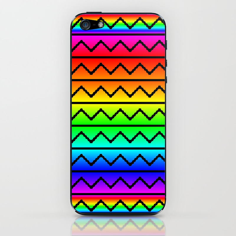 Rainbow iPhone & iPod Skin by lyle58