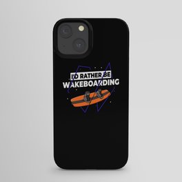 Wakeboarding Wakesurfing Boat Beginner iPhone Case