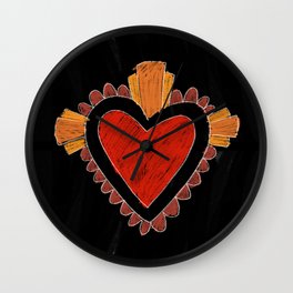 Black love Wall Clock