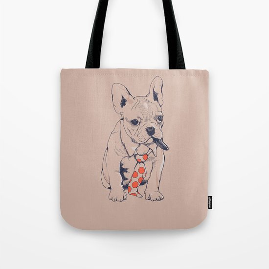 FRENCH BULLDOG BOSS Tote Bag