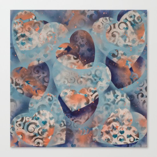 My Blue Valentine Canvas Print