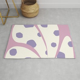 Spots patterned color leaves 2 Area & Throw Rug