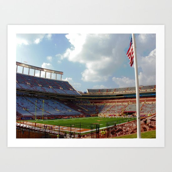 University of Texas Football Art Print