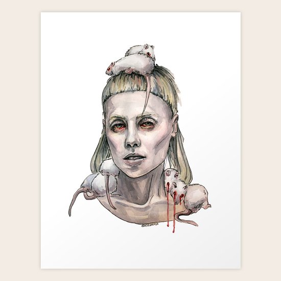 Yolandi Visser Art Print