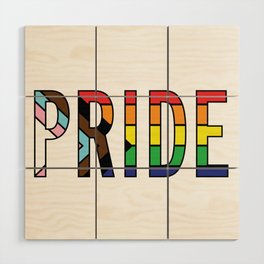 Pride Letters Wood Wall Art