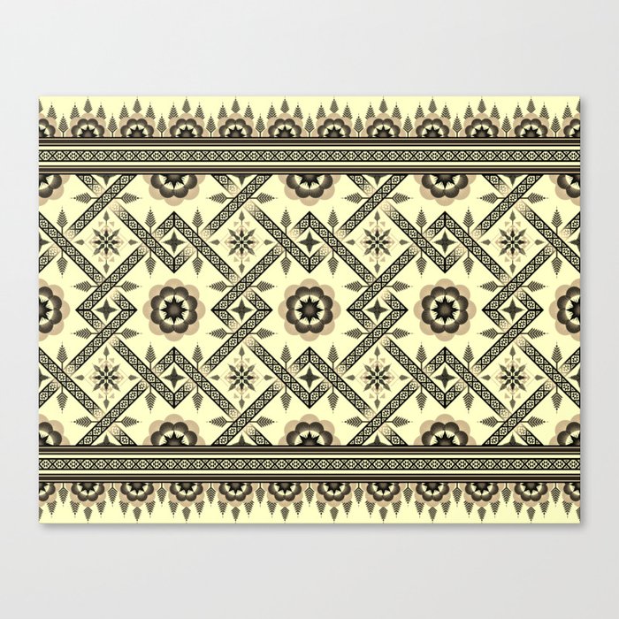 Colorful Ethnic Pattern Canvas Print