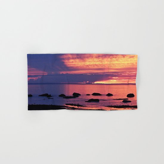 Sunset on the Mighty St-Lawrence Hand & Bath Towel