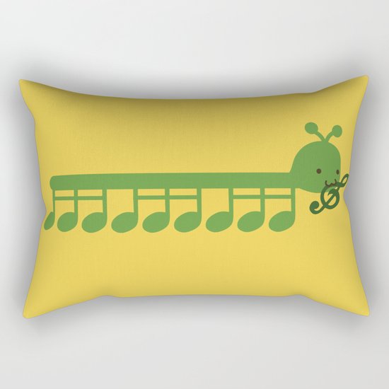 Caterpillar Song Rectangular Pillow