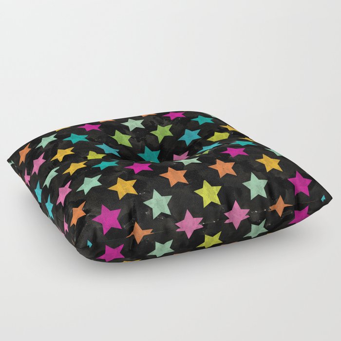 Colorful Star II Floor Pillow