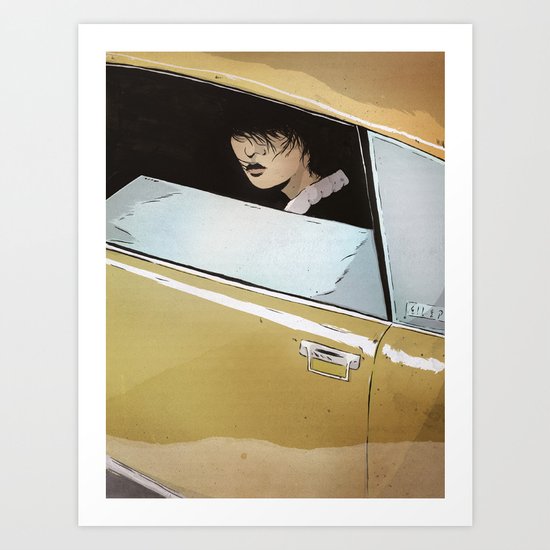 In Car Art Print