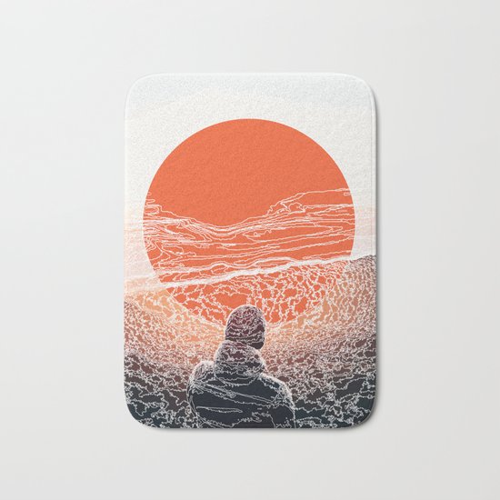 sunset Bath Mat