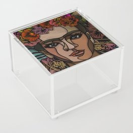 Frida and Flowers Acrylic Box