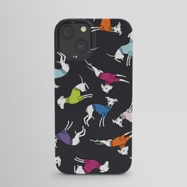Italian Greyhounds in Sweaters iPhone Case