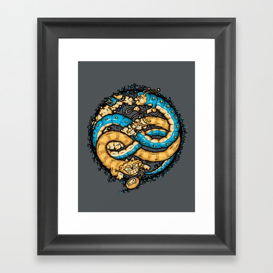 NEVERENDING WONDERLAND Framed Art Print