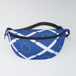 Mix of flag : UE and scotland Fanny Pack
