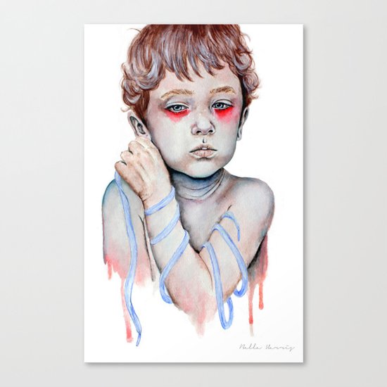Shoelace Canvas Print
